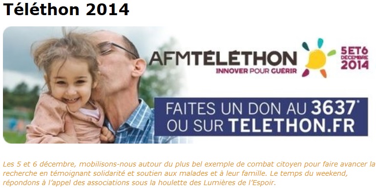 téléthon 2014