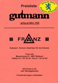 Catalogue Gutmann